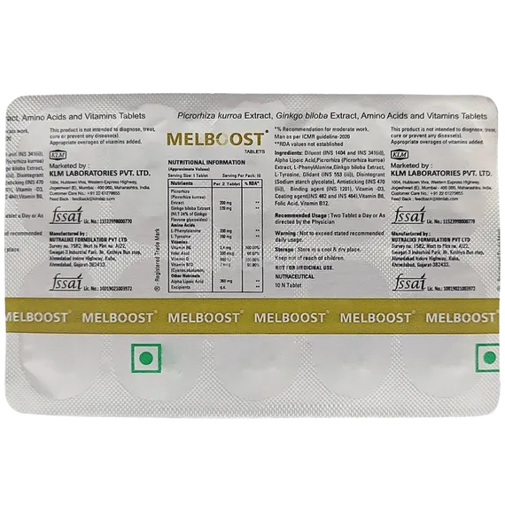 melboost tablet 10's